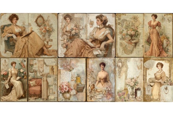 Download Lavish Victorian Junk Journal Kit - Victorian Collection