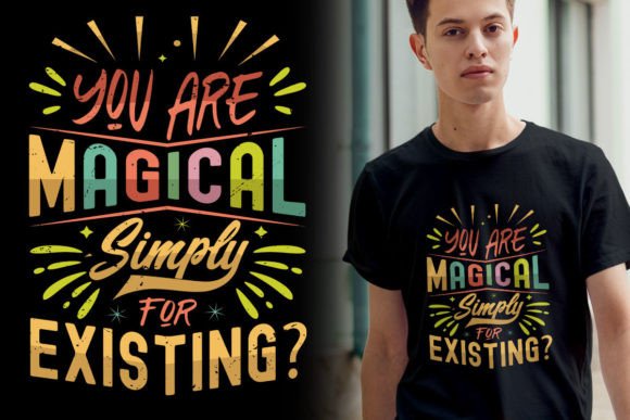 Download Magical Typhography T Shirt Design - Typhography Collection