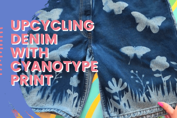 Download Upcycle Denim with Cyanotype Print - Cyanotype Collection