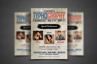 Download Typhography Flyer Template - Typhography Collection