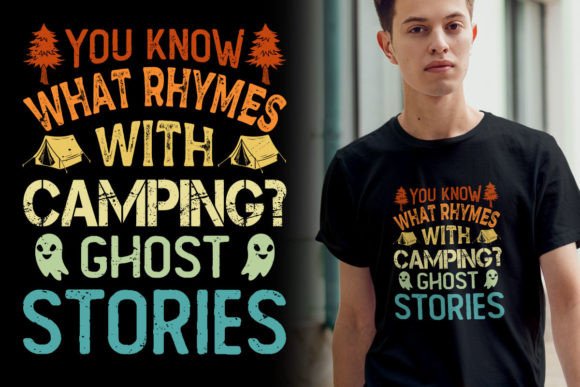 Download Camping Typhography T Shirt Design - Typhography Collection
