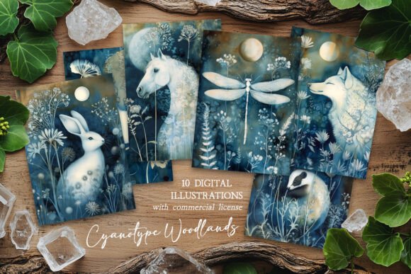Download Cyanotype Woodland Paintings - Cyanotype Collection